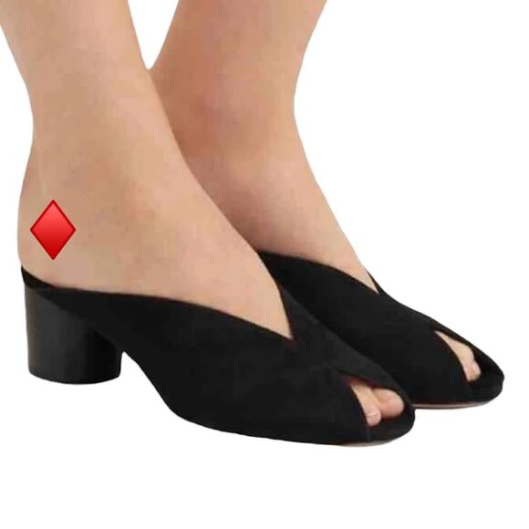Isabel Murant Mesha Mule Heel Black Slip On Shoe Size 40 - Picture 1 of 10
